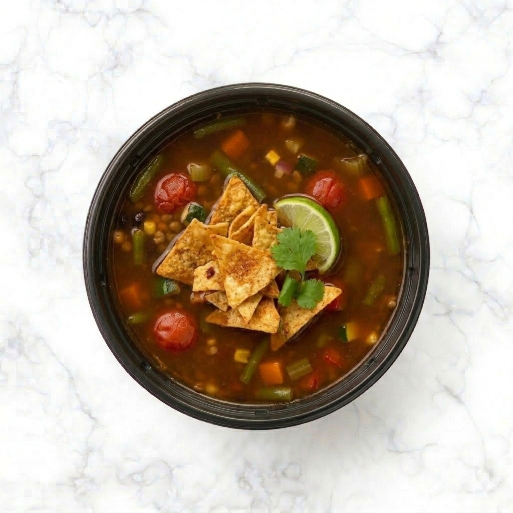 Mexcan lentil soup